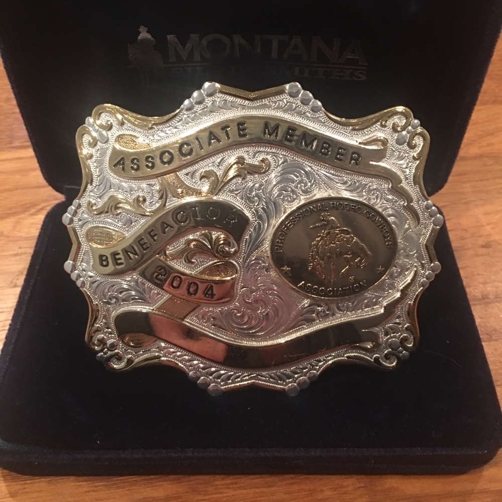 2004 PRCA ASSOCIATE MEMBER BENEFACTOR Belt Buckle